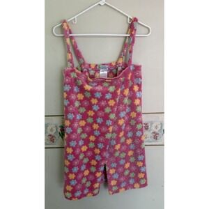 Natural Uniforms Floral Print Towel Wrap Coverup Boho Hippie Beach Medium
